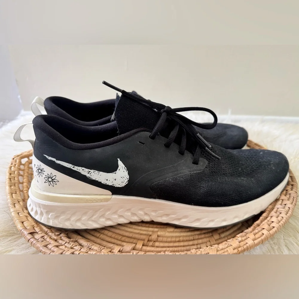 Nike Nathan Bell Odyessy Flyknit 2 Doodles Running  Sneakers Black Size 11.5
